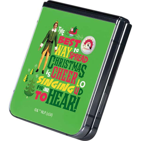 Elf Spread Christmas Cheer Galaxy Z Flip5 5G Skin